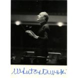 CONDUCTORS: Selection of signed postcard photographs and slightly larger, a few 8 x 10s etc., by