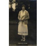 WILLS HELEN: (1905-1998) American Tennis Player, Wimbledon Champion 1927, 1928, 1929, 1930, 1932,