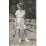 TENNIS: Selection of vintage signed postcard photographs by various American female tennis