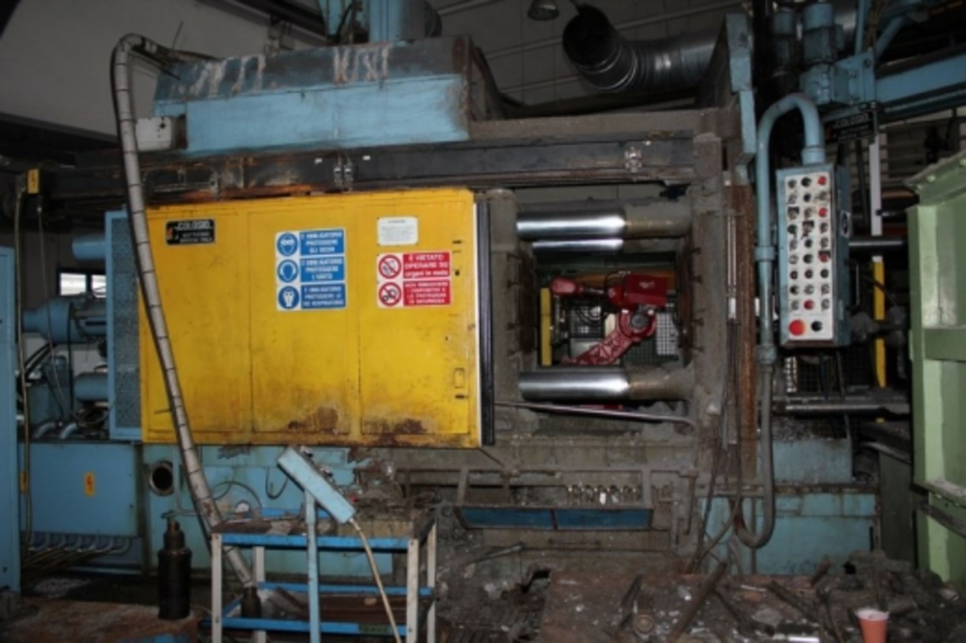 1,Die casting unit 500Colosio for moulding and die casting PFO 500 year 1996, serial no. 835 power