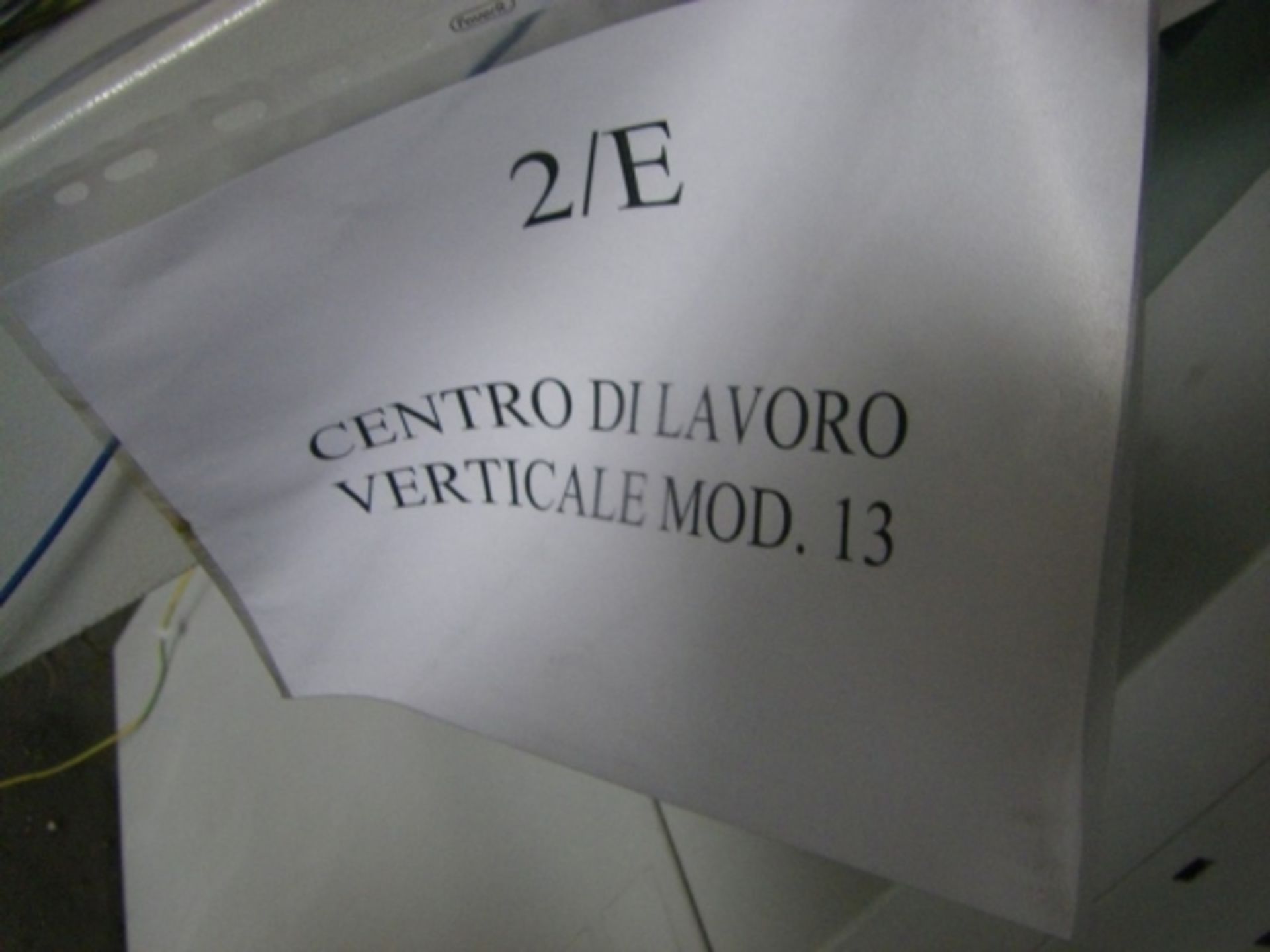 1,Vertical machining center Mod. 13 Click here for more details - Image 2 of 4