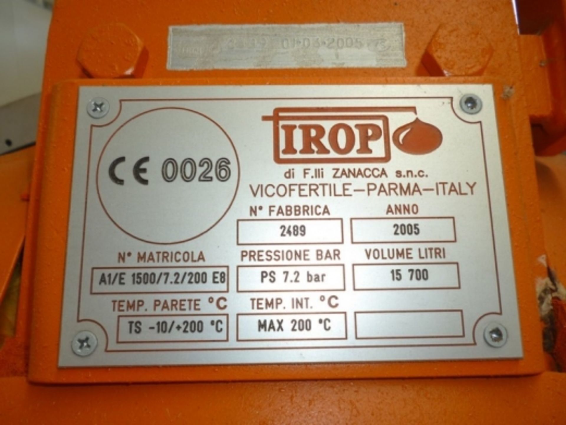 1#775 Irop autoclave for composite material polymerisation - Image 3 of 4