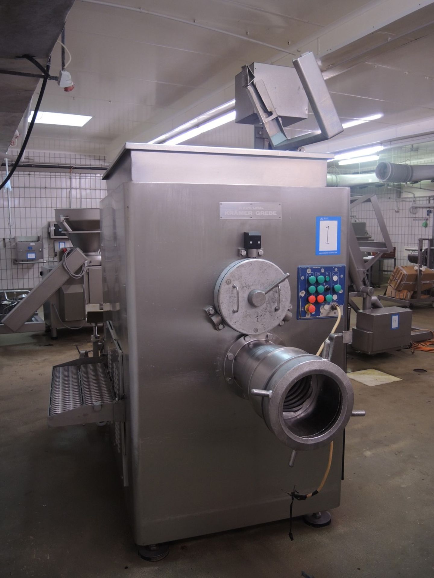 Kramer + Grebe meat grinder, type: AW-280, machine number: 355/001, year of construction: 1992,
