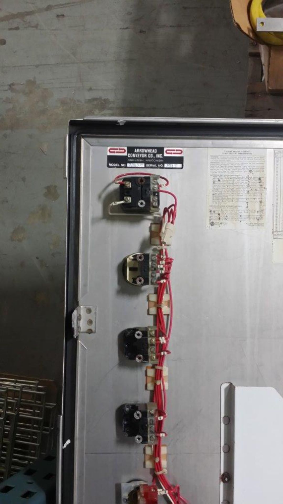 Arrowhead Conveyor Co. Control Panel, Stainless Steel panel, Ratiotrol DC Motor Control Beta - Image 5 of 5