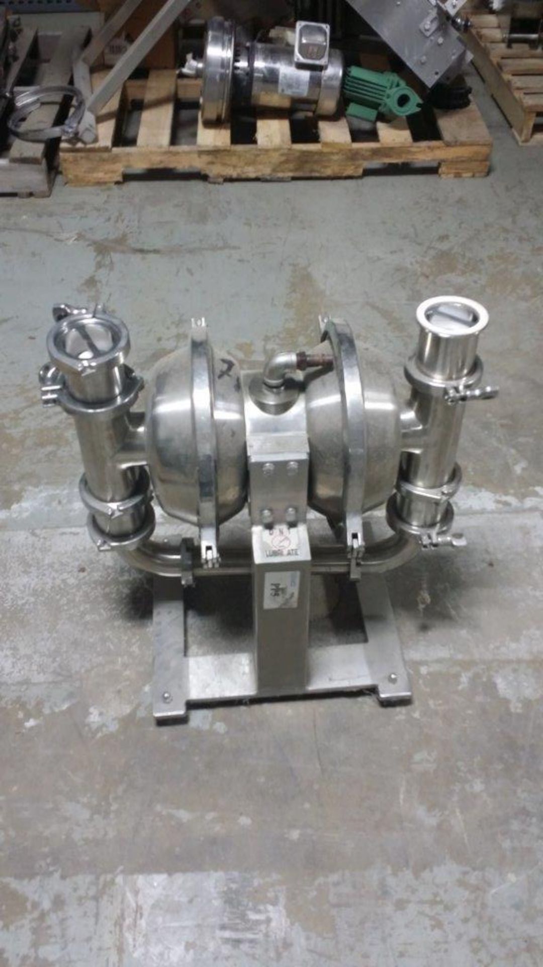 Murzan Pneumatic Double Diaphragm Pump, Manufacturer: Murzan Inc, Model: P150DL, Serial #