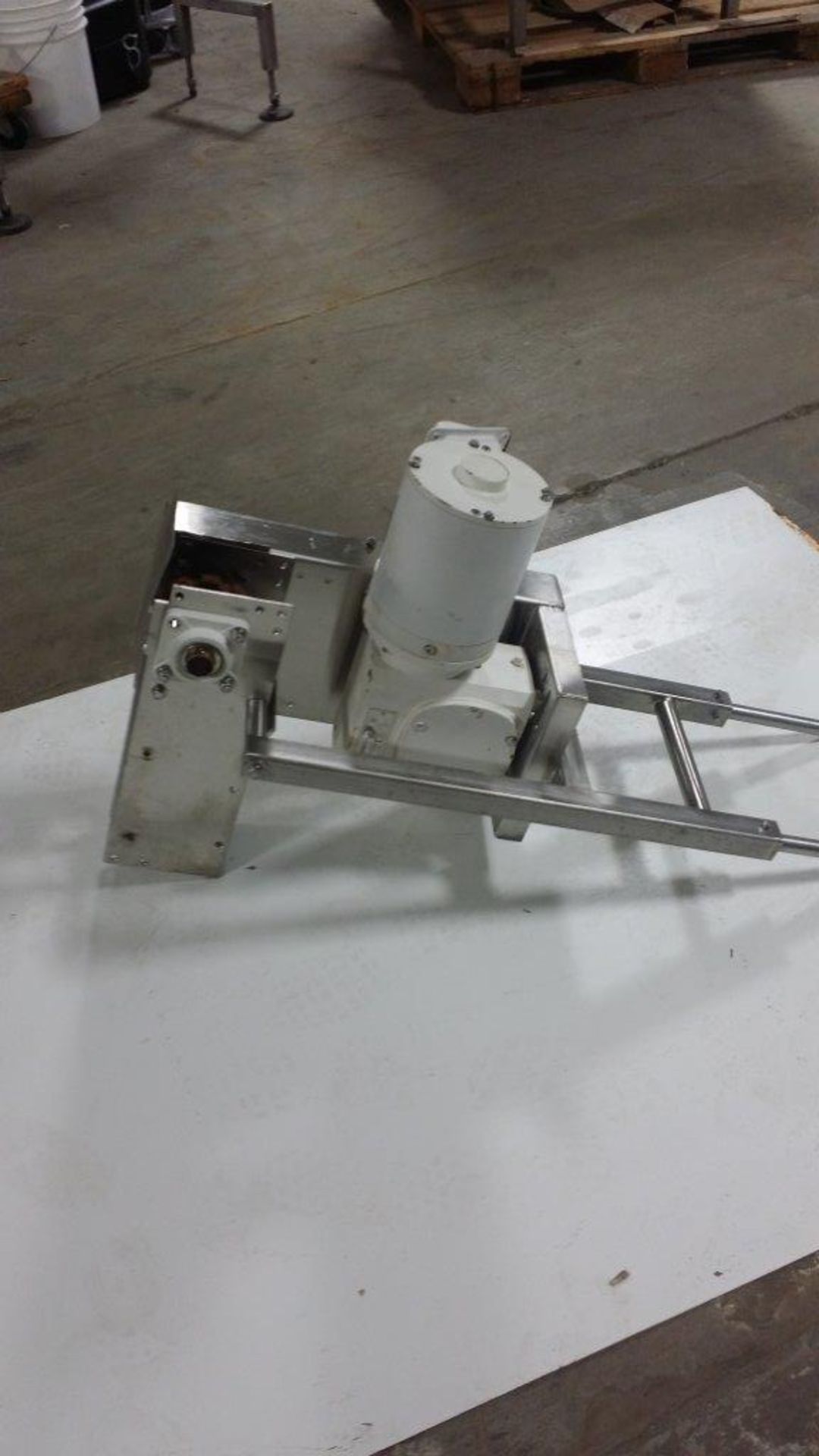 Sterling Electric, Inc. Conveyor Motor on Stainless Steel Frame, Model No. NBY074MCA, HP 3/4, F/L - Image 2 of 7