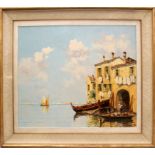 Venezia, Roberto Iras Baldassarri, olio su tela cm. 50x60