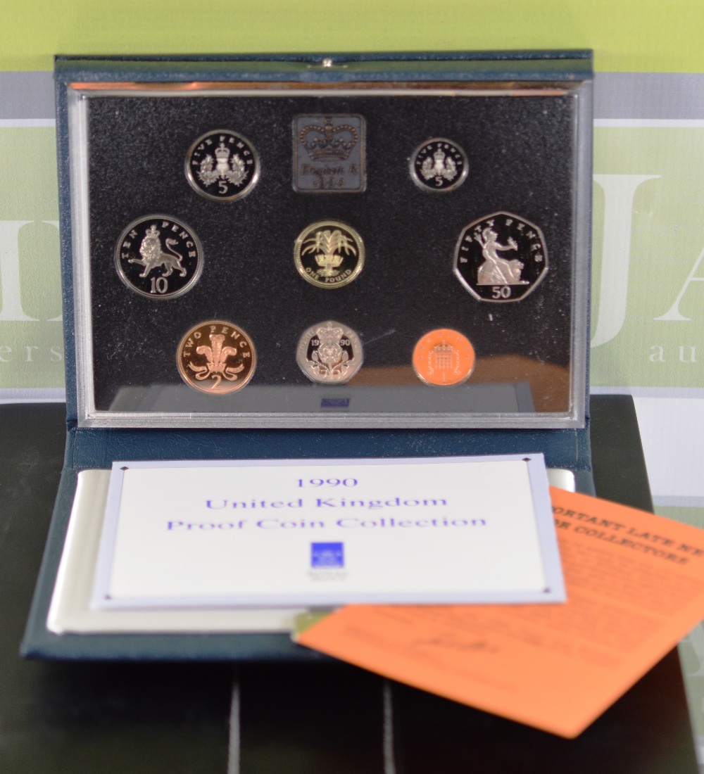 1990 Royal Proof Coin Collection In original case, private collection
 
Postage only auction £14. - Image 2 of 2