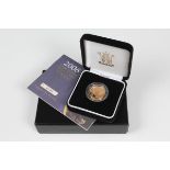 G.B. 2006 Elizabeth II Proof Sovereign, boxed with certificate RRP £349.99