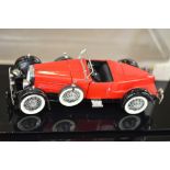 1928 Stutz Black Hawk Speedster Franklin Mint 1.24 scale