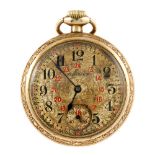 An open face pocket watch by Studebaker. Numbered 4022116.