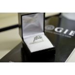 A stunning Three stone 1.39ct diamond ring, three round brilliant diamonds 14ct RRP £3195.00