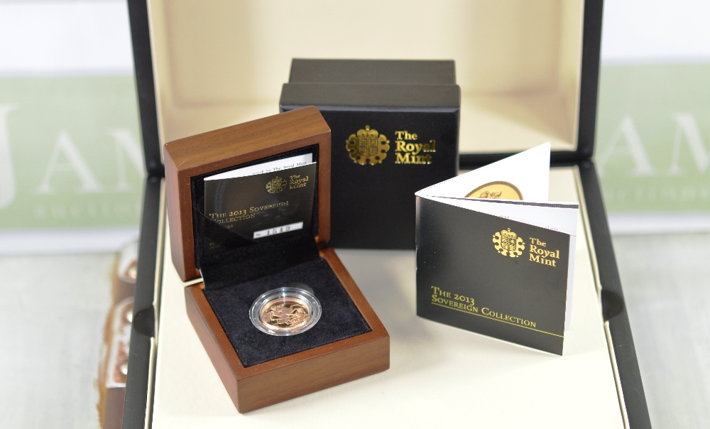 Sovereign 2013 Proof FDC boxed as issued RRP£ £429.99 in original packaging from private collector