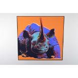 Andy Warhol 1987 Serigraphy Pop Art Ltd Edition certificate of authenticity included-The Rhino