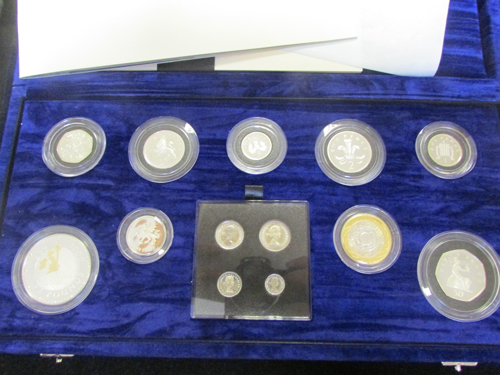 Proof Set 2000 Millennium Silver Collection the 13 coin set private collector RRP £ 299.99 - Image 2 of 4