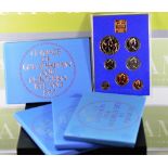 4 x1977 Royal Proof Coin Collection In original case, private collection