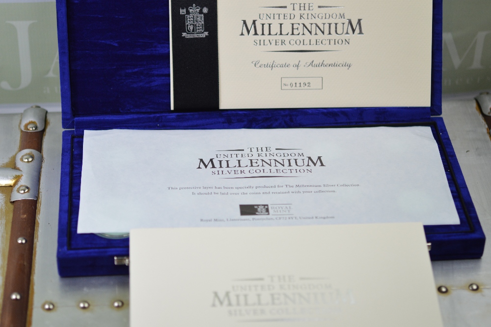 Proof Set 2000 Millennium Silver Collection the 13 coin set private collector RRP £ 299.99 - Image 4 of 4