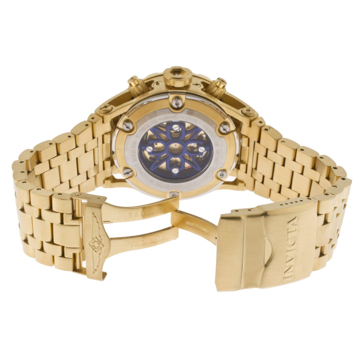 Invicta Reserve 1568 Dive Watch Gold Chronograph,boxed all papers included along with price- $4995 - Image 6 of 9