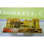 Dinky Toys US Army 105 Howitzer & gun crew in original packaging from private collector for 30 years