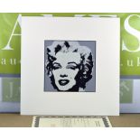 Stunning Andy Warhol Serigraph of Marilyn Monroe,1987 with certificate of authenticity size 40 x 40