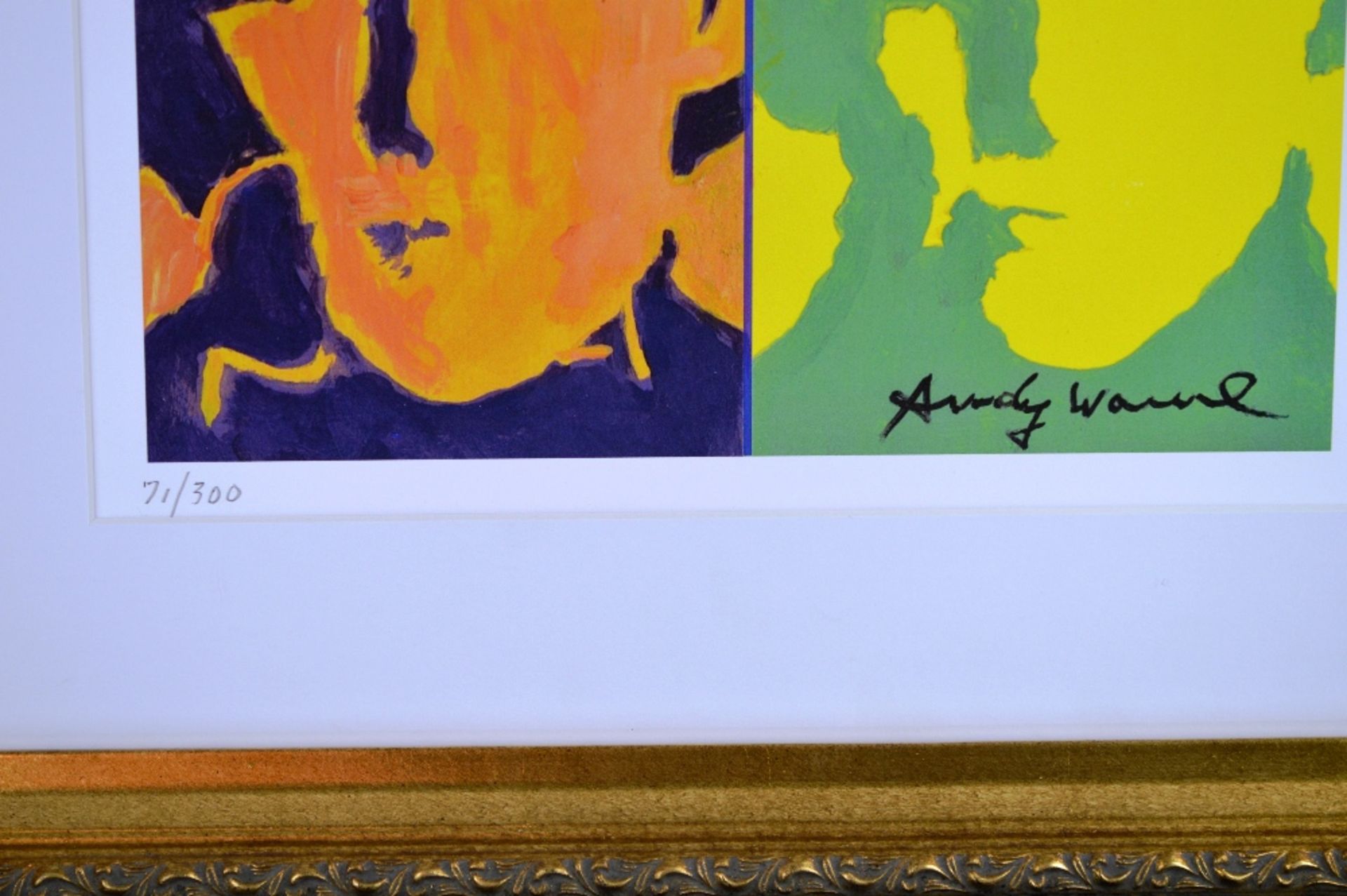 Andy Warhol Signed & Hand-Numberd Limited Edition "The Beatles" Lithograph Print 173/300 - Image 4 of 5