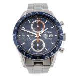 TAG HEUER - a gentleman`s Carrera chronograph sports watch RRP £3495 Original box included