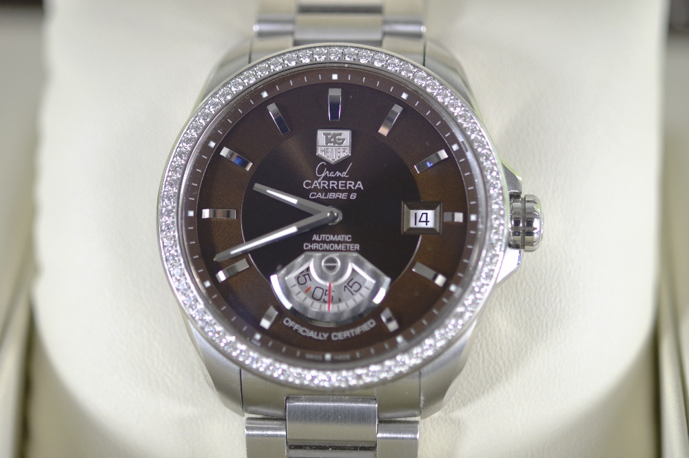 Tag Heuer Grand Carrera RS6 Diamond 1.13 Ct Special edition  RRP £6000! - Image 9 of 11