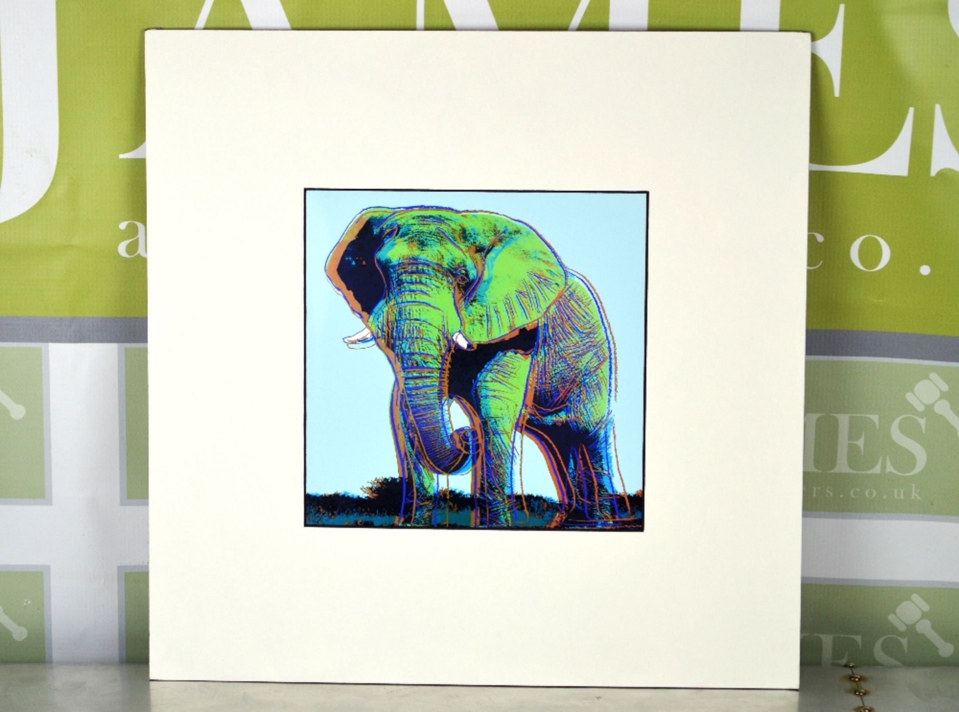 Andy Warhol Serigraphy The Elephant 1987 collection of 1000 only released - Image 2 of 2