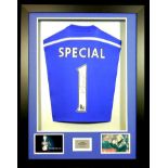 Jose Mourinho "The Special 1" signed Chelsea shirt comes with 2 COA`s