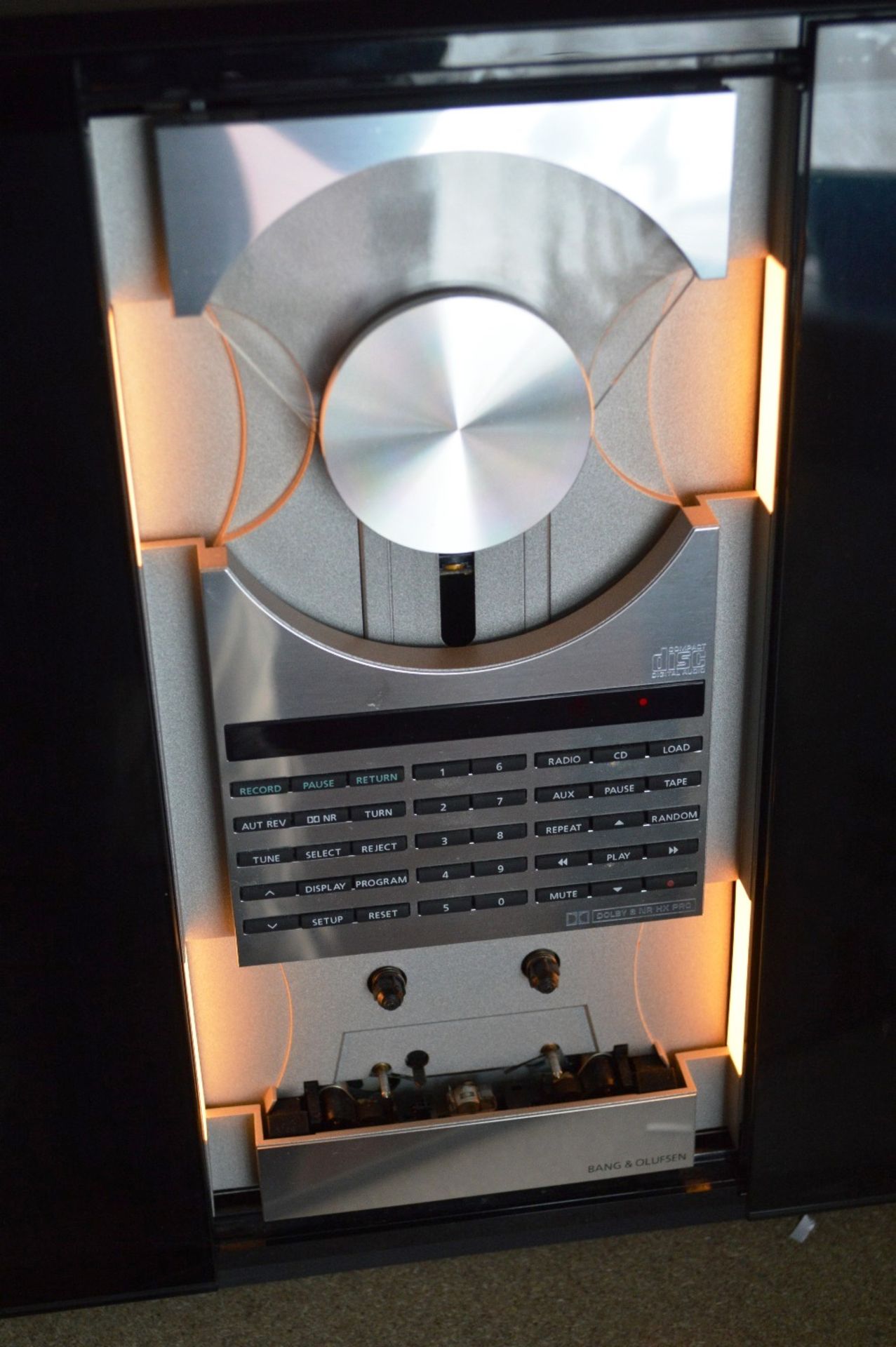 A tested and in working order Bang & Olufsen hi-fi, with BO Sound Ouverture, CD, tape and radio