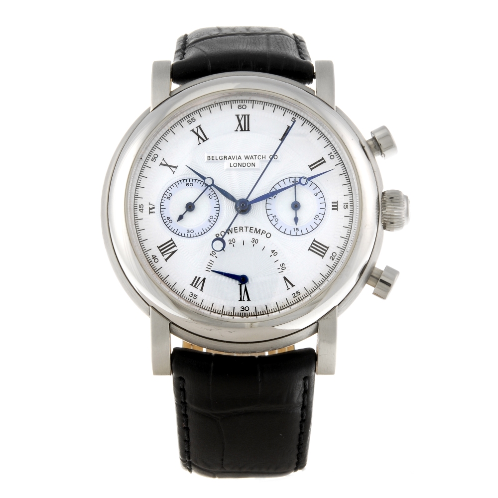 BELGRAVIA WATCH CO. - a new & boxed ltd edition gentleman's Power Tempo chronograph wrist watch.