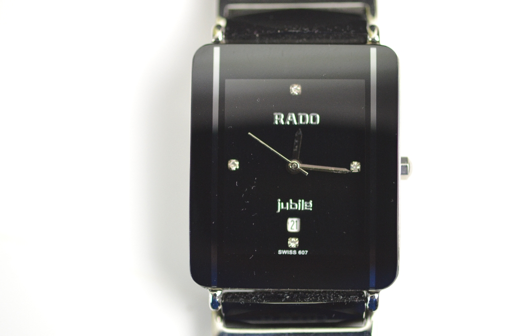 Mens Rado Jubile Diamond marker edition, original boxed example with issue card etc - Image 4 of 7