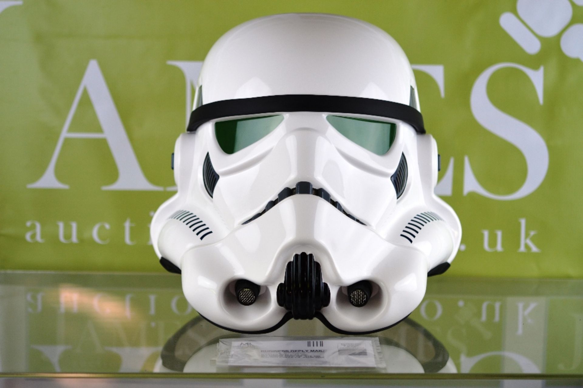 Master replica lifesize 1:1 stormtrooper mask comes with all original packaging, mint example