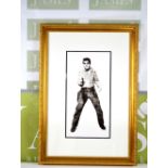 Extremely Rare Andy Warhol "Foundation" Lithograph Elvis Presley canvas print, framed, RRP£1500