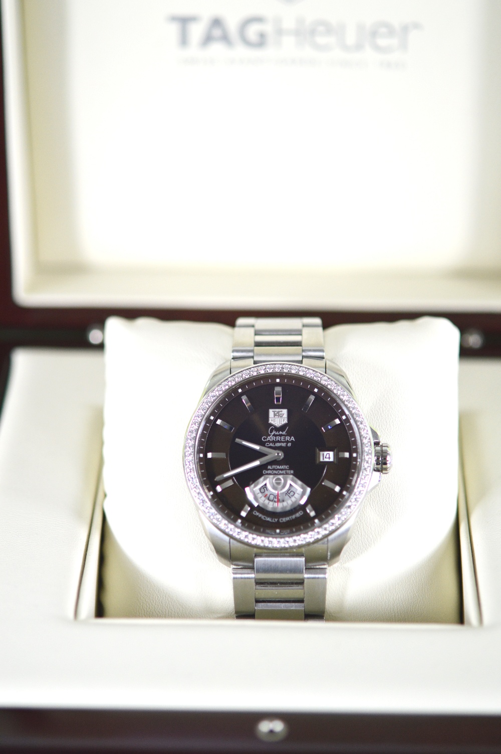 Tag Heuer Grand Carrera RS6 Diamond 1.13 Ct Special edition  RRP £6000! - Image 10 of 11