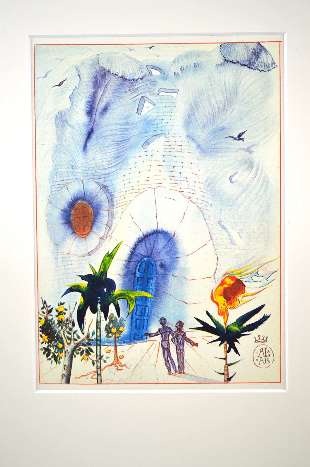 Salvador Dali 1-2500 worldwide lithograph ltd Edition, Certificate of authenticty included