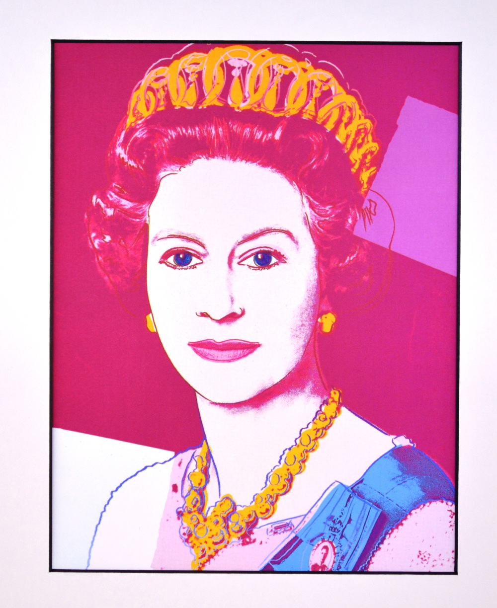 Andy Warhol Queen Elizabeth The collection 1987 set COA included