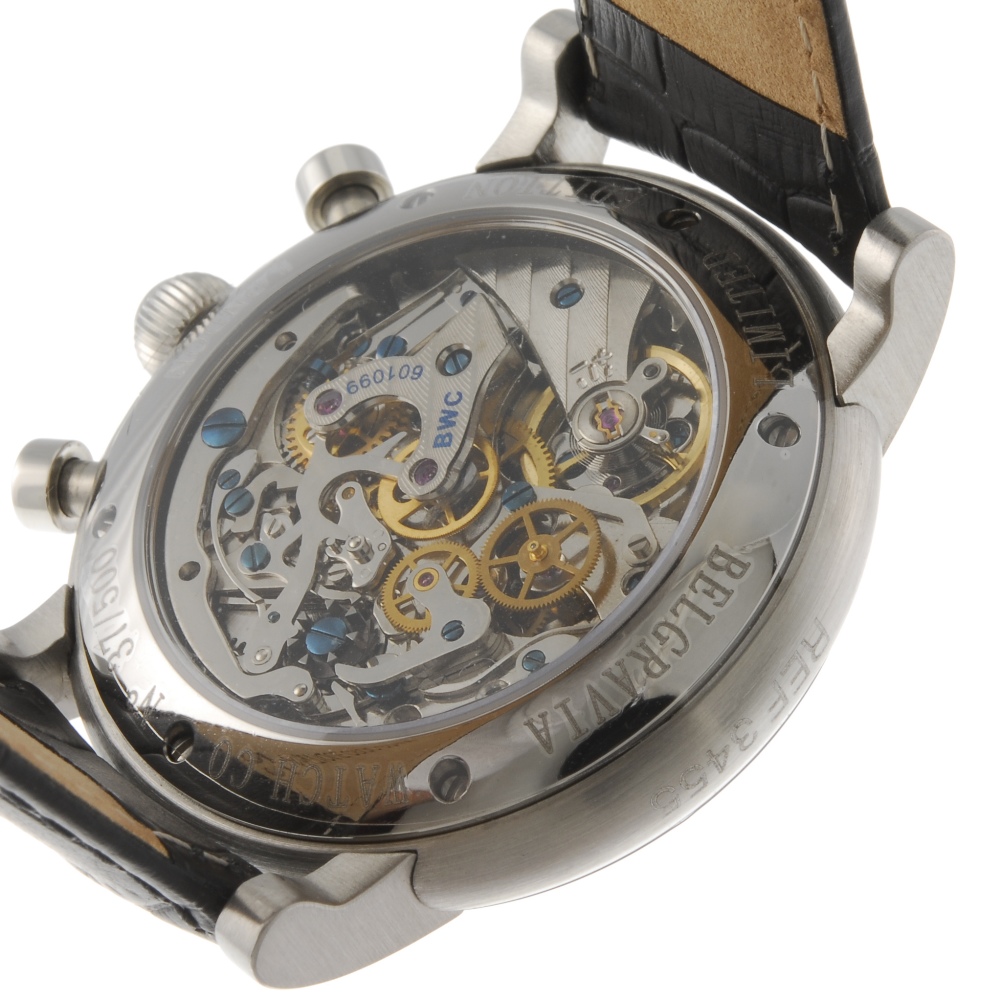 BELGRAVIA WATCH CO. - a new limited edition(500) gentleman`s Power Tempo chronograph wrist watch - Image 3 of 5