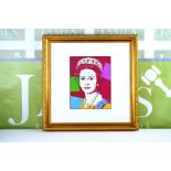 Andy Warhol Ltd Edition Elizabeth in ornate frame RRP £1099, comes with COA