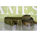 Collection of original army issue belts