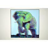 Andy Warhol Serigraphy The Elephant 1987 collection of 1000 only released