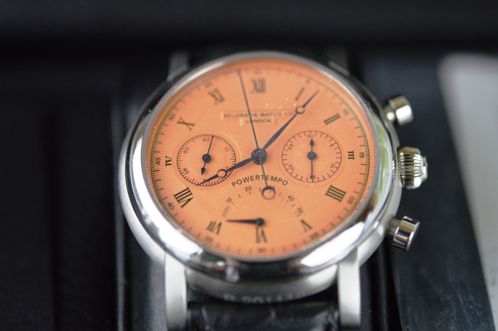 BELGRAVIA WATCH CO. - a new & boxed limited edition gentleman's Power Tempo chronograph wrist watch - Image 2 of 4