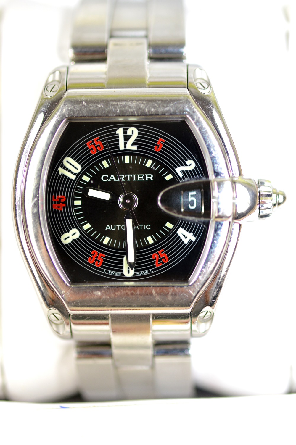 Gentlemans Cartier Roadster watch,boxed,tested RRP £3995 - Image 2 of 6