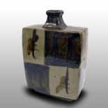 Square shaped pottery bottle, Hamada Shoji (1894- 1978), Japan, 20th centurySquare shaped bottle