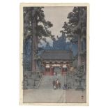 Hiroshi Yoshida, Toshogu Shrine, 20th Century, Japanese Woodblock Print