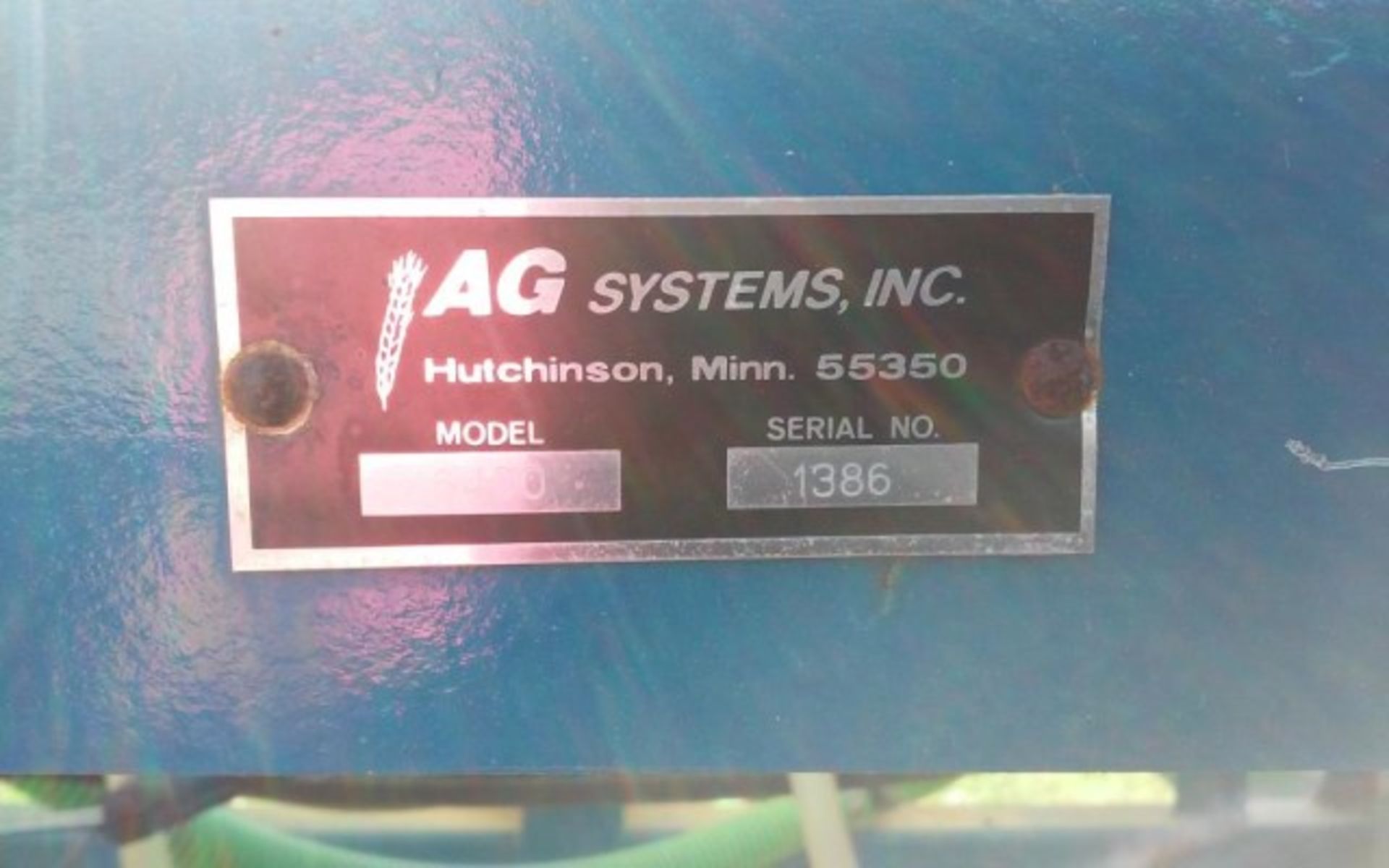 Lot 34 - Ag Systems Model 6400 Fertilizer Applicator 12', 15 Row, Like New Condition Model 6400 - Image 2 of 6