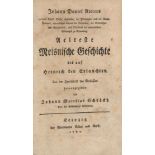 Meißen - - Ritter, Johann Daniel. Aelteste Meisnische Geschichte bis auf Heinrich den Erlauchten.