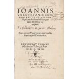 Physik - Aristoteles - - Velcurio, Johannes. Commentarii in universam Physicam Aristotelis libri
