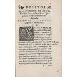 Erasmus von Rotterdam, Desiderius. Epistolae D. Erasmi Roterodami familiares... Mit Holzschnitt-