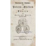 Northeim - - Wolf, Johann. Diplomatische Geschichte des Peters-Stiftes zu Nörten. Mit gestoch.